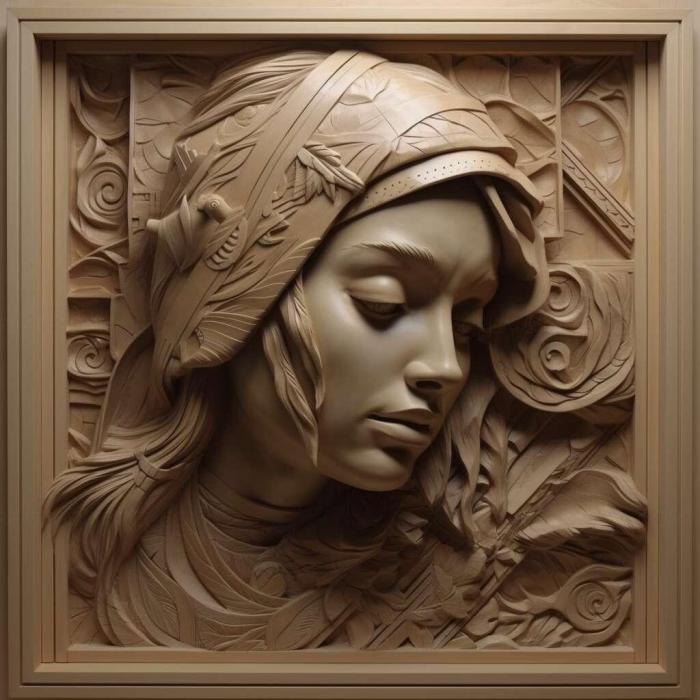 نموذج ثلاثي الأبعاد لآلة CNC 3D Art 